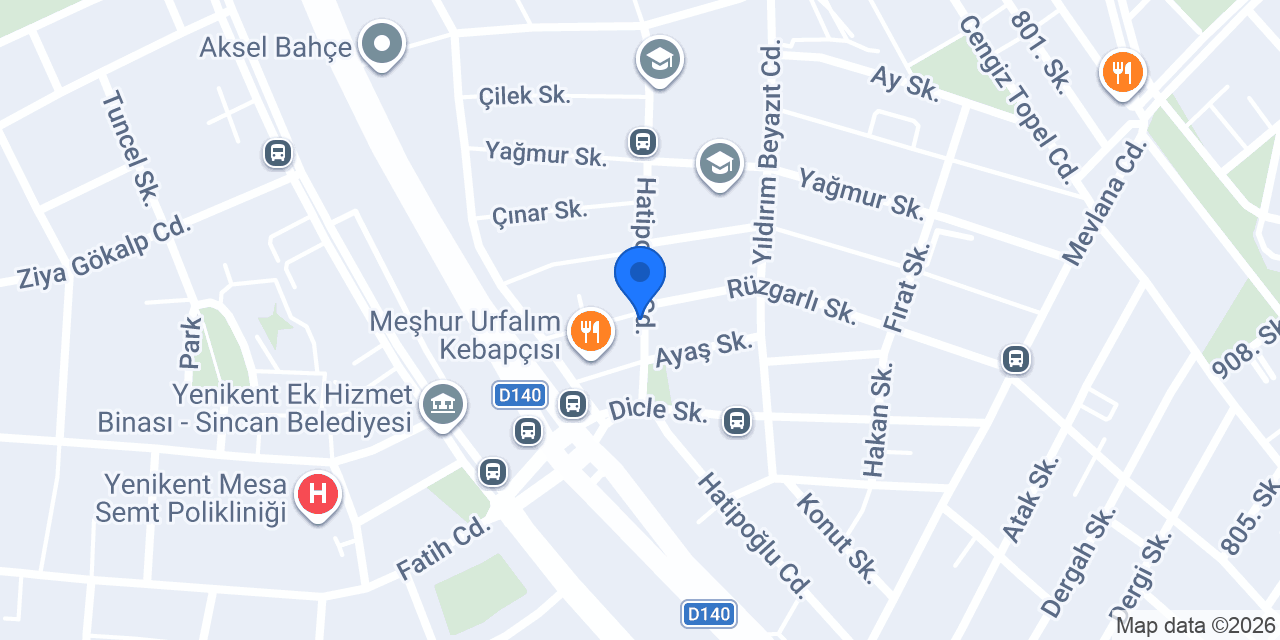YENİKENT EMLAK konumu