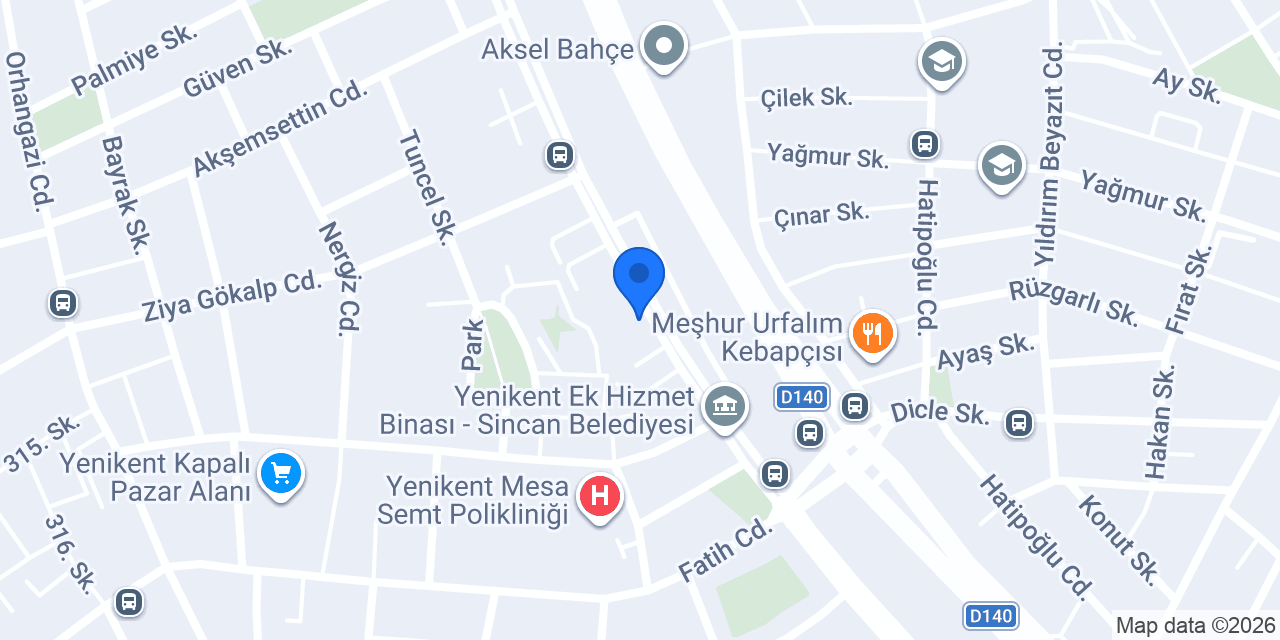 Yenikent Aile Kasabı konumu