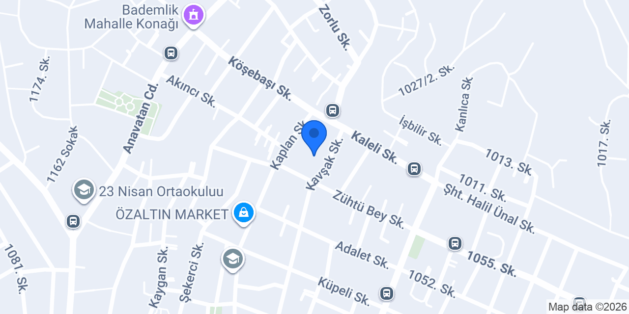 Halk Ekmek Büfesi konumu