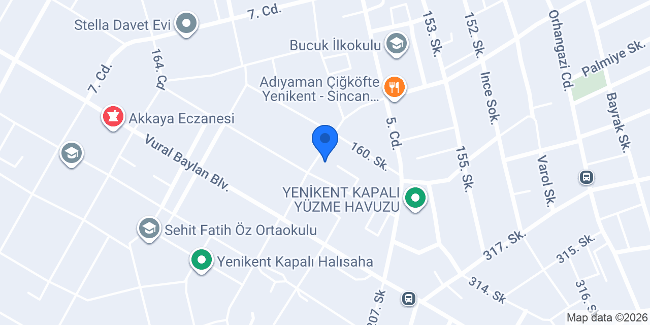 Yenikent Zeka Küpü Kurs konumu