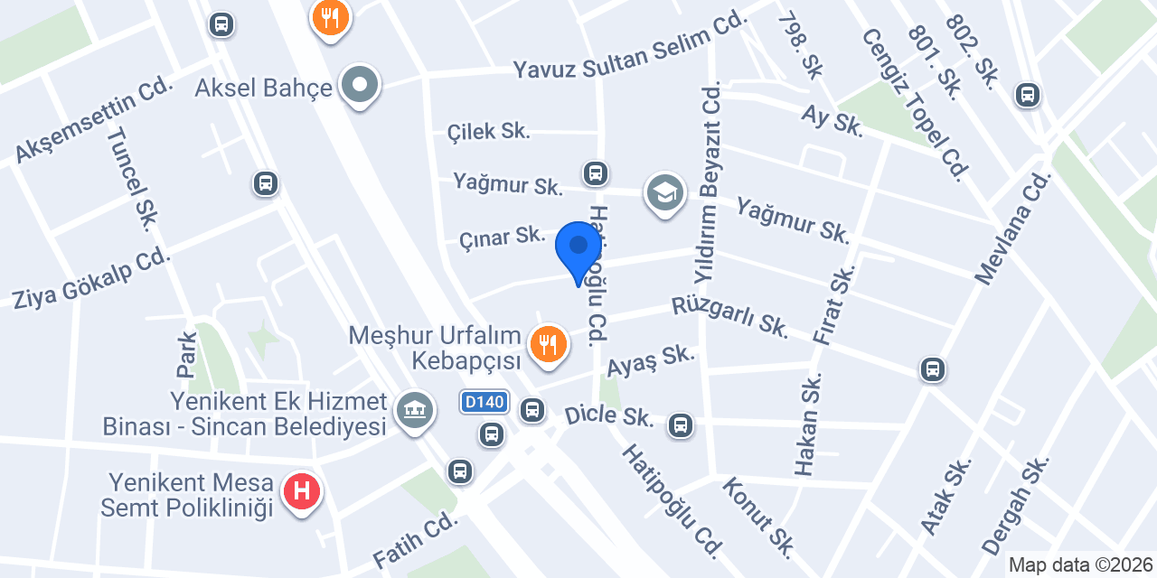 Hira bayan kuaförü konumu