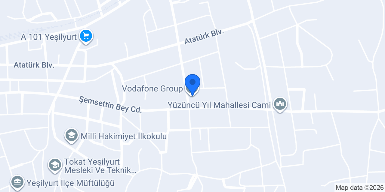 Vodafone Group Plc konumu