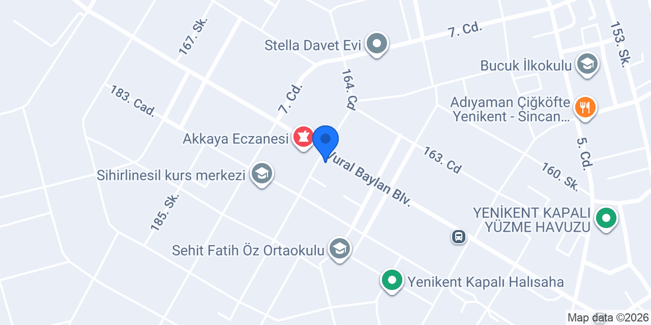 Sevinç Eczanesi konumu