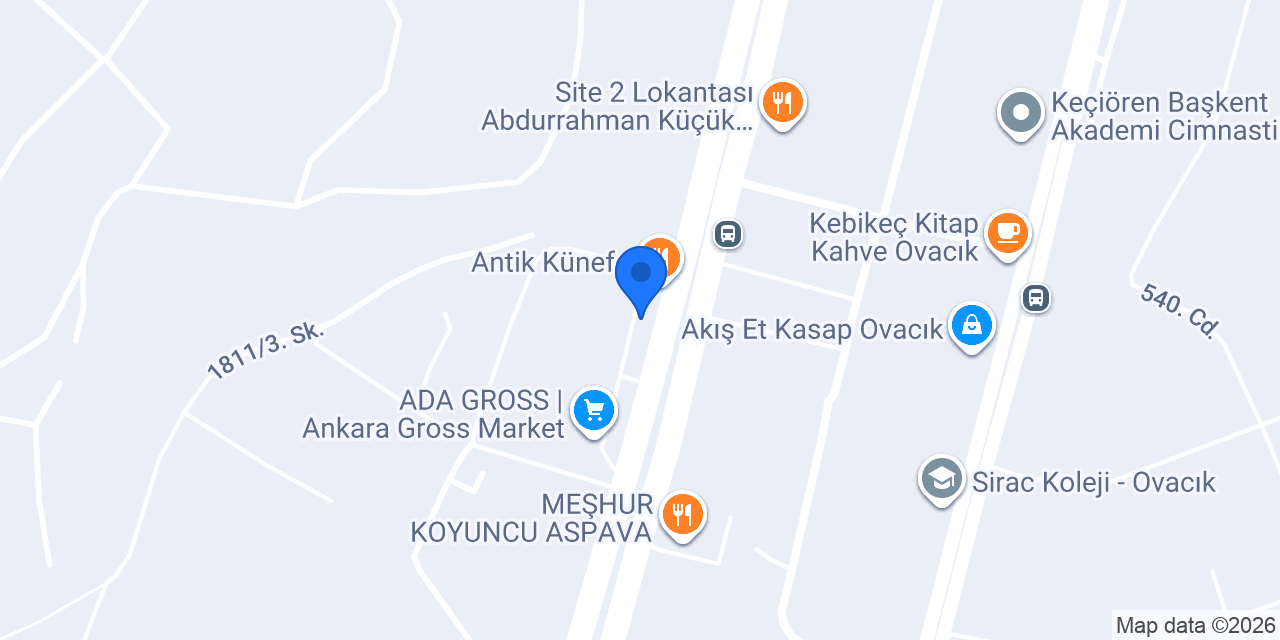 Ovacık Çorbacısı & Köftecisi konumu