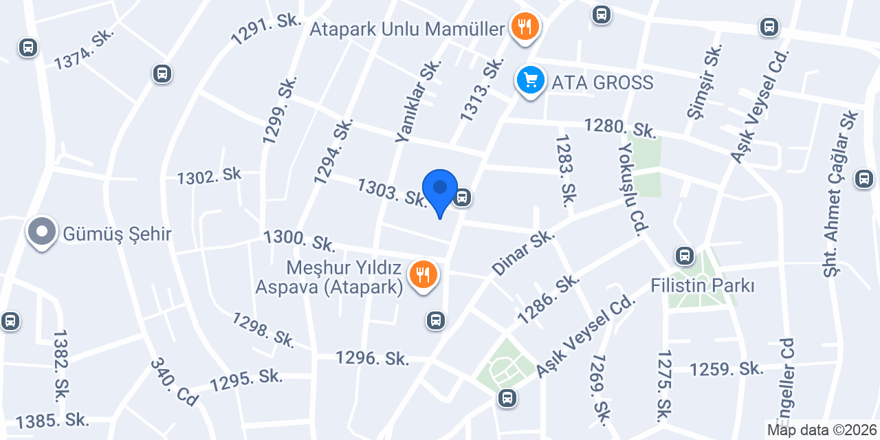 Milano Kuaför Atapark konumu