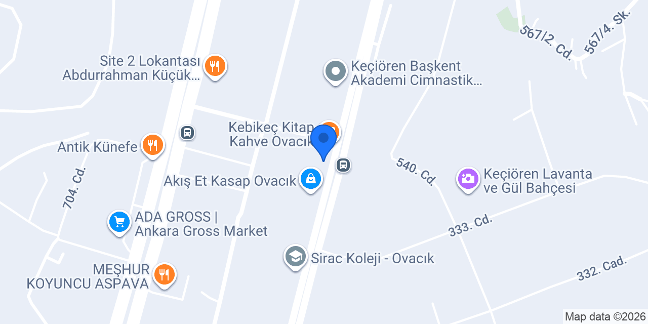 Sarıer Anaokulu konumu