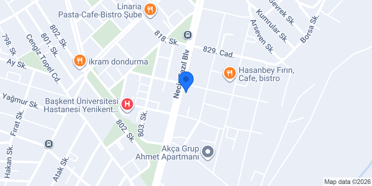 BAŞKENT ARAS S.K. konumu