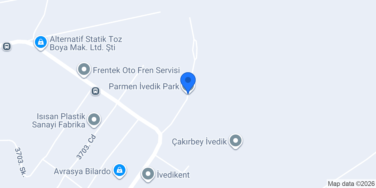 Parmen İvedik Park konumu