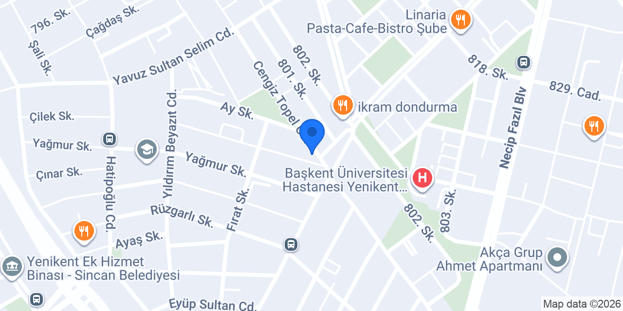 Nera Veteriner Kliniği konumu