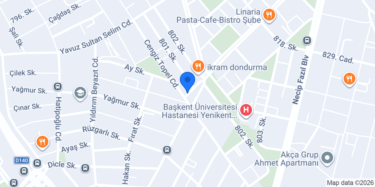 SİNCAN YENİKENT UYDU KAMERA ELEKTRİK ELEKTRONİK TELEVİZYON TV SERVİSİ konumu