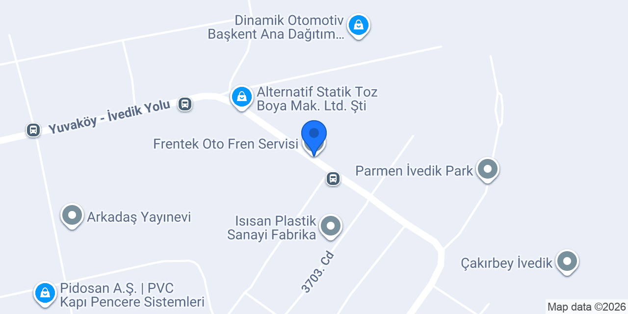 Frentek Oto Fren Servisi konumu