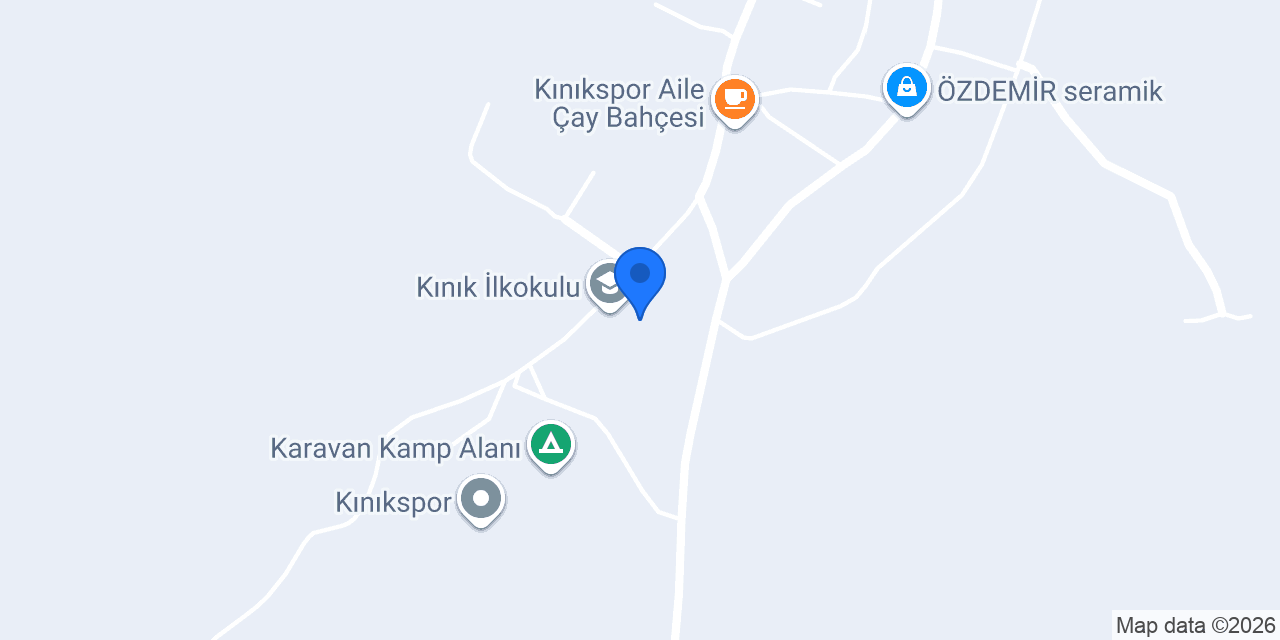 Kınık İlkokulu konumu