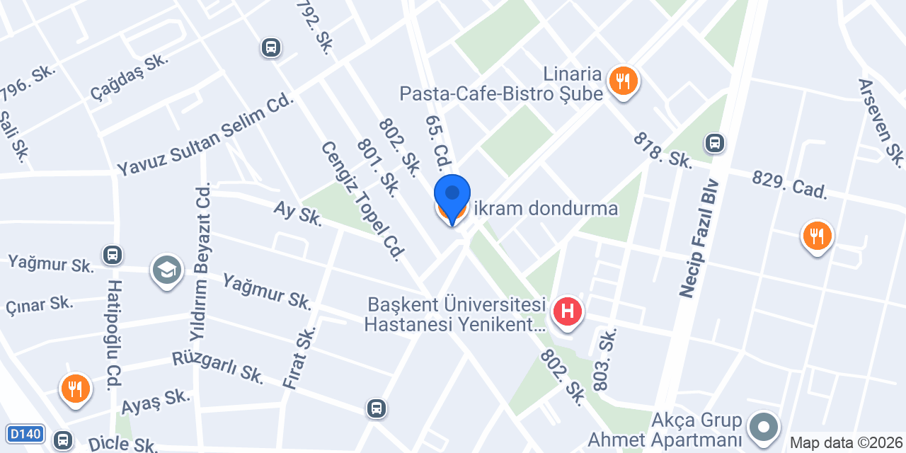 ikram dondurma konumu
