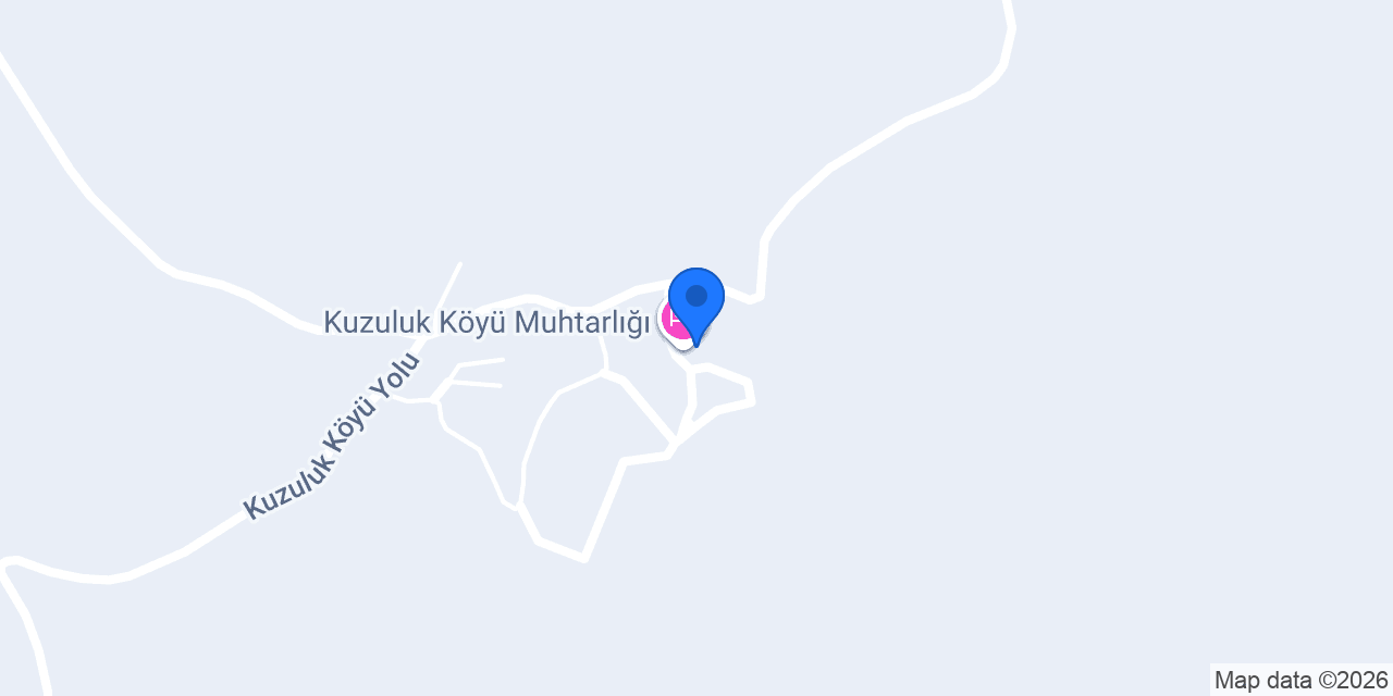 Kuzuluk Köyü Muhtarlığı konumu