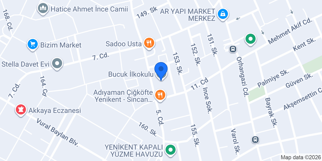 Bucuk İlkokulu konumu