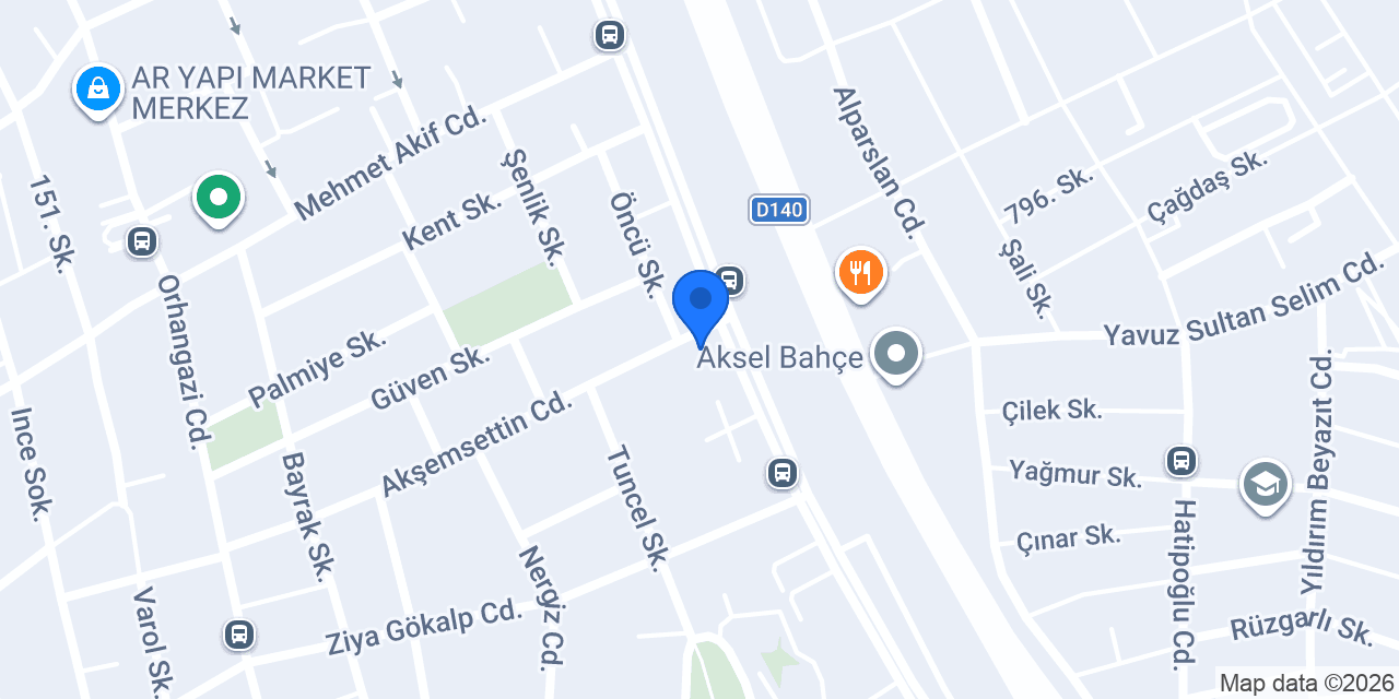 NİLDA ŞİFA MERKEZİ konumu