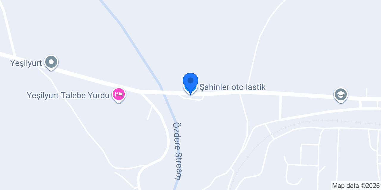 Şahinler oto lastik konumu