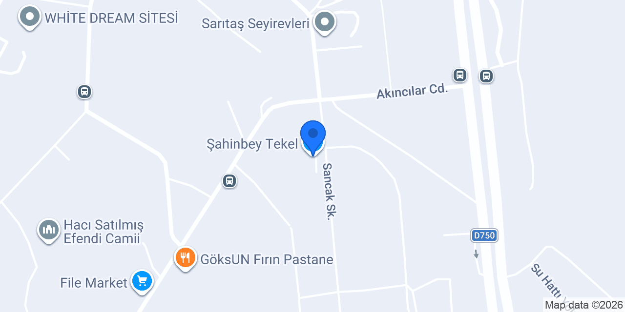 Şahinbey Tekel konumu
