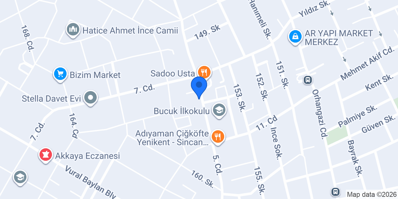 Mavi Düşler Çiçek Sokağı konumu