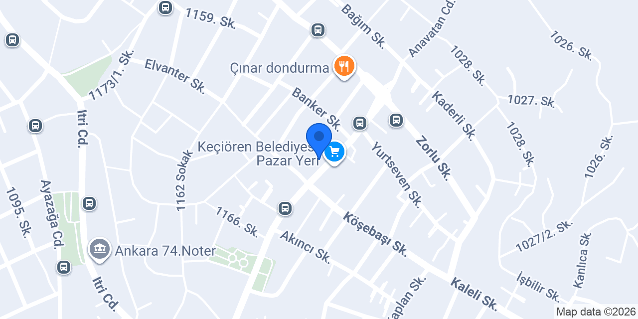 Şefim Çiğköfte konumu