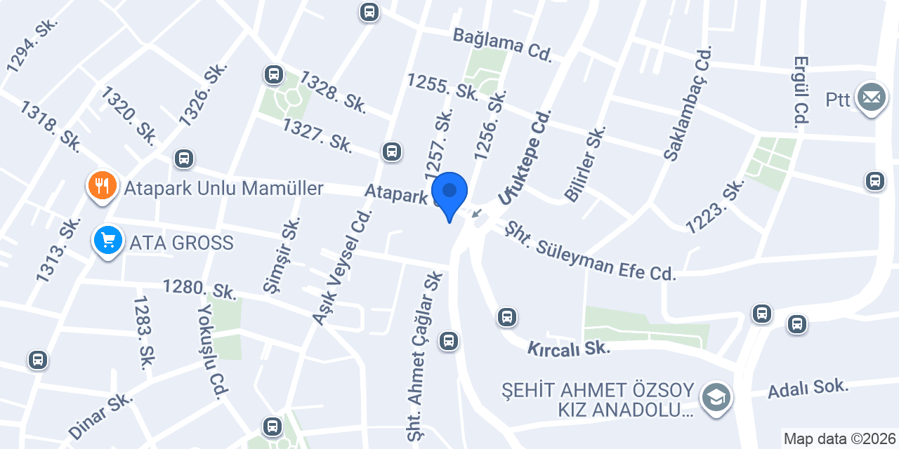 Baran Erkek Kuaförü konumu
