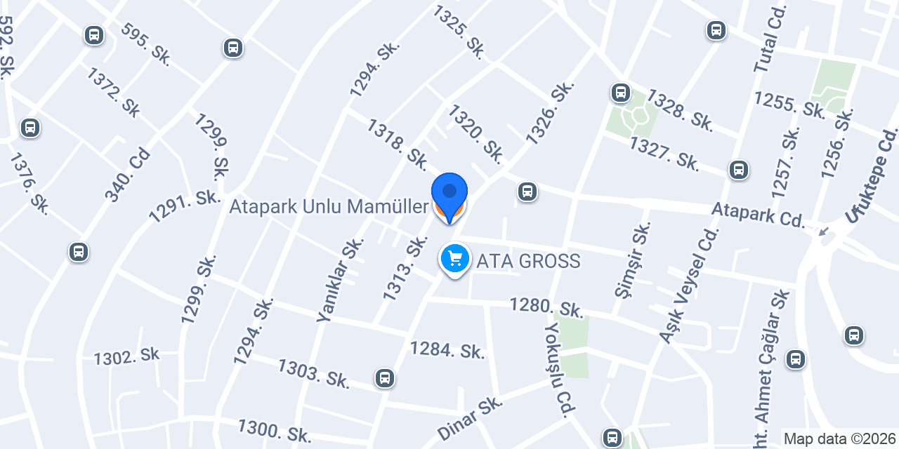 Atapark Unlu Mamüller konumu