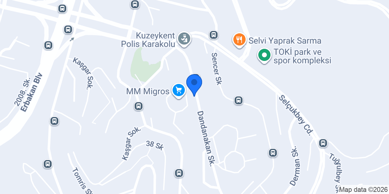 Kuzeykent Büfe konumu