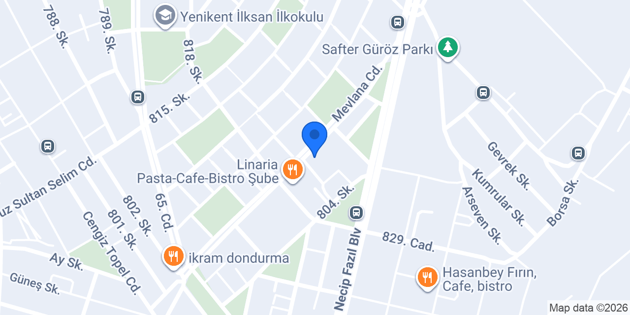 Okyanus Süpermarket konumu