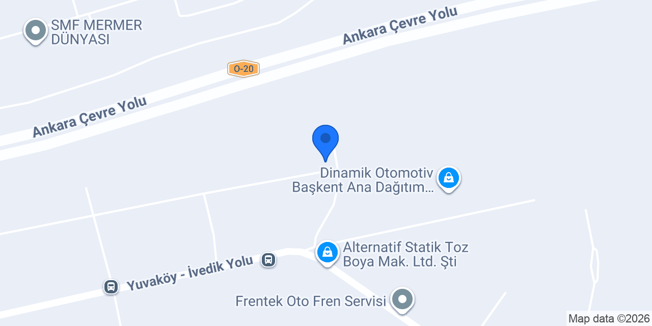 İVEDİK ÇADIR SAN TİC LTD ŞTİ konumu