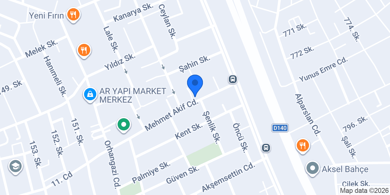 Gülistan gençlik Yenikent konumu