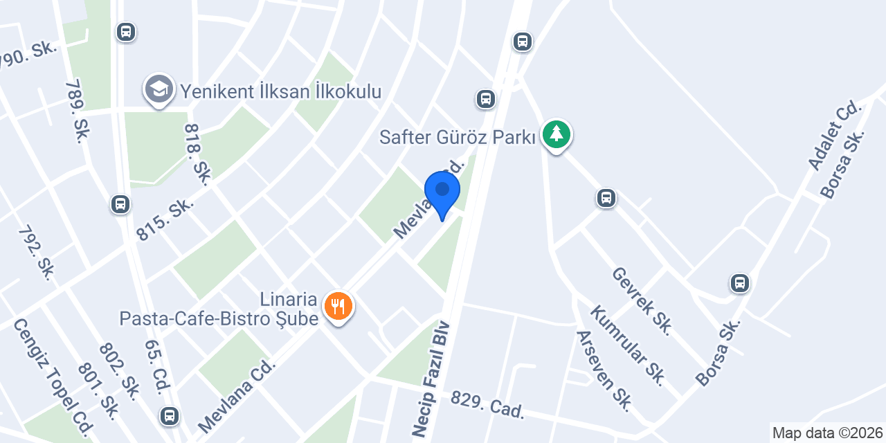 Sincan Yenikent Halk Kütüphanesi konumu