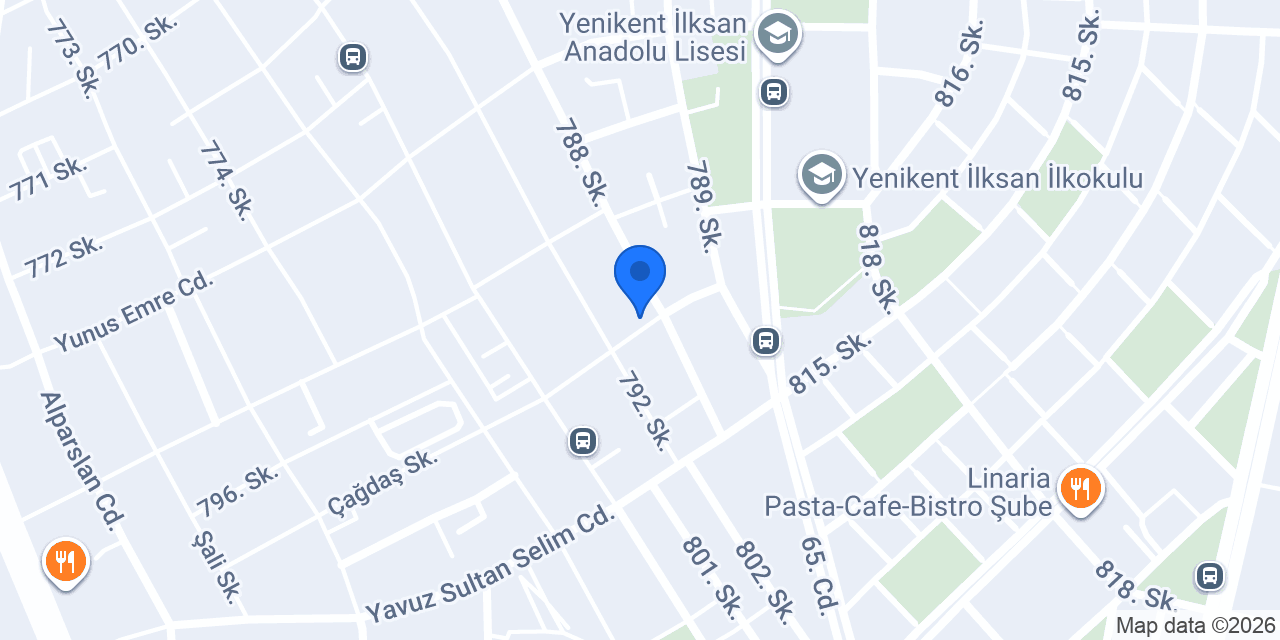 Polen Çiçek Evi (Yenikent) konumu