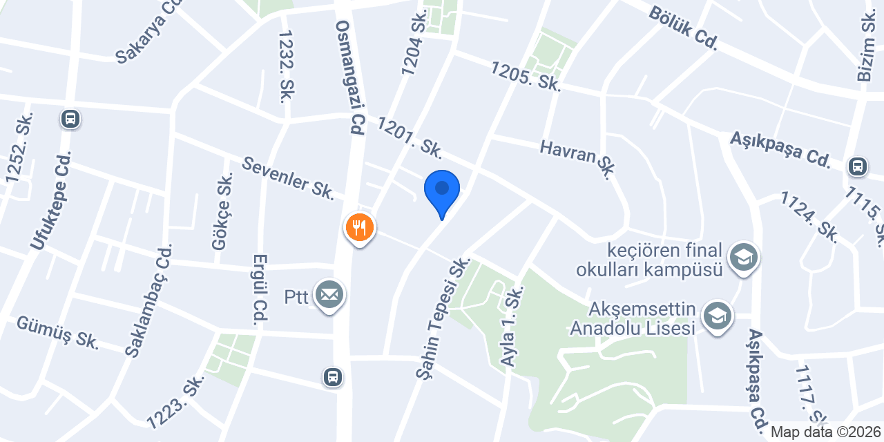 Ankara Şapçı konumu