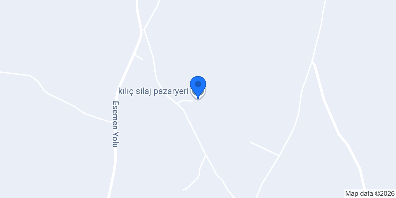 kılıç silaj pazaryeri konumu