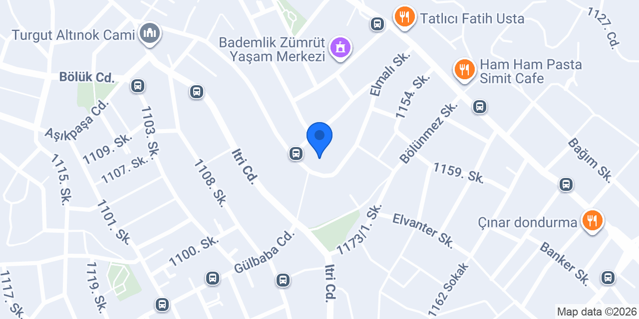 Ankara minibüs kiralama Servisi konumu