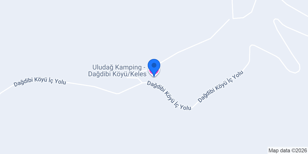 Uludağ Kamping - Dağdibi Köyü/Keles konumu
