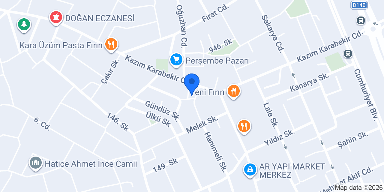 ÇINAR MOBİLYA konumu