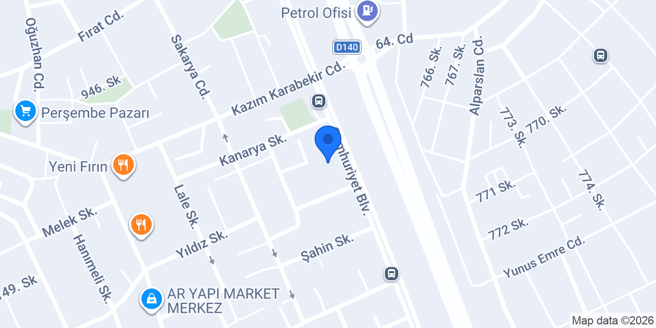 Yenikent Elektrik konumu