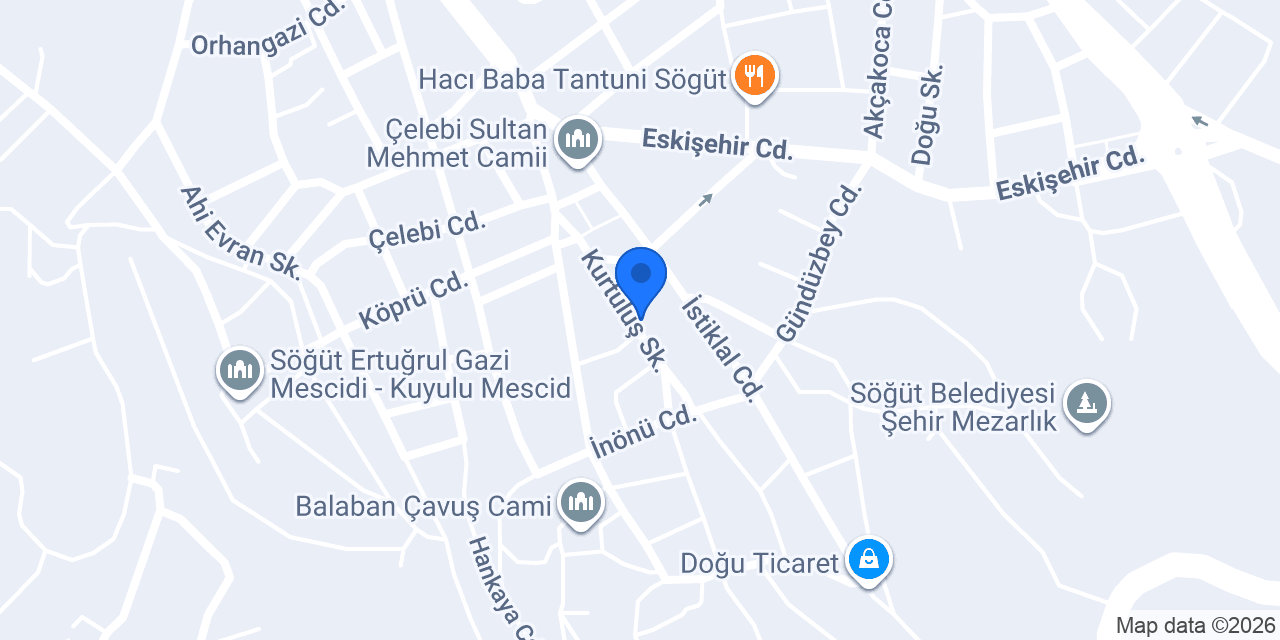 Söğüt Noterliği konumu