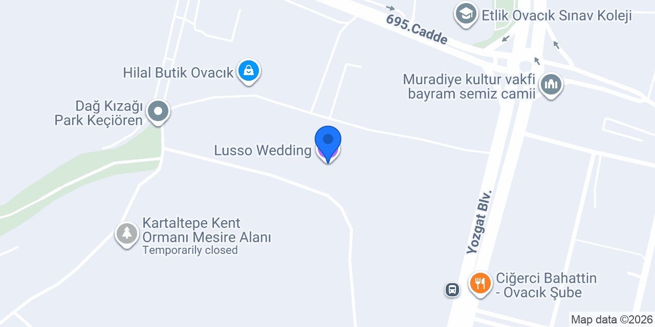 Lusso Wedding konumu