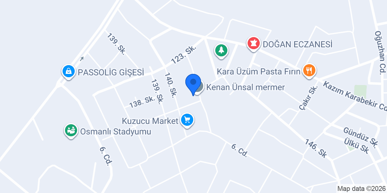 Kenan Ünsal mermer konumu