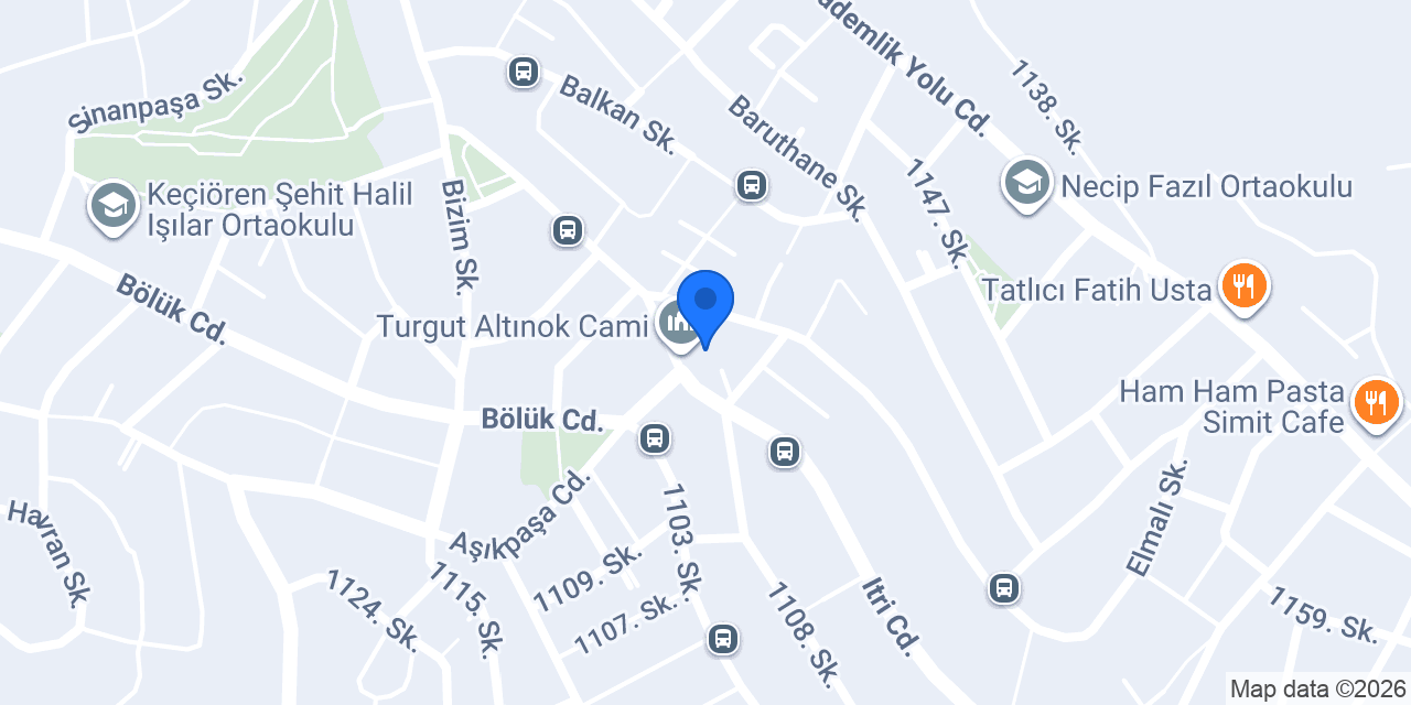 Palaz Elektrik Bademlik konumu