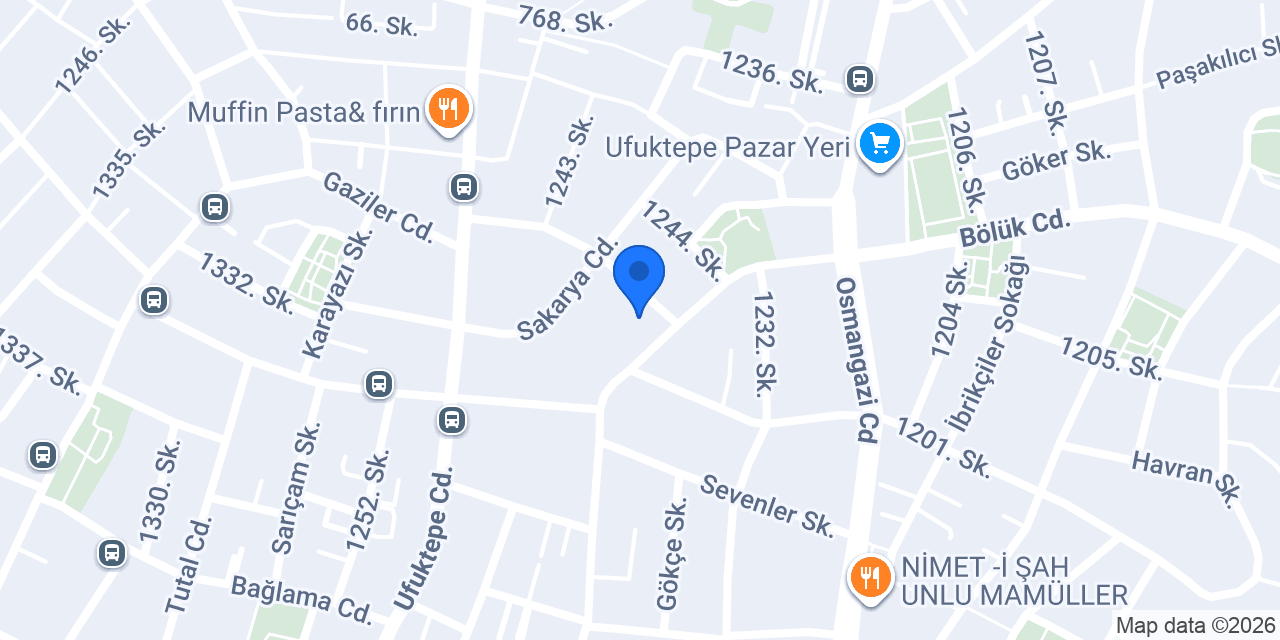 Pırıltı Bayan Kuaförü konumu