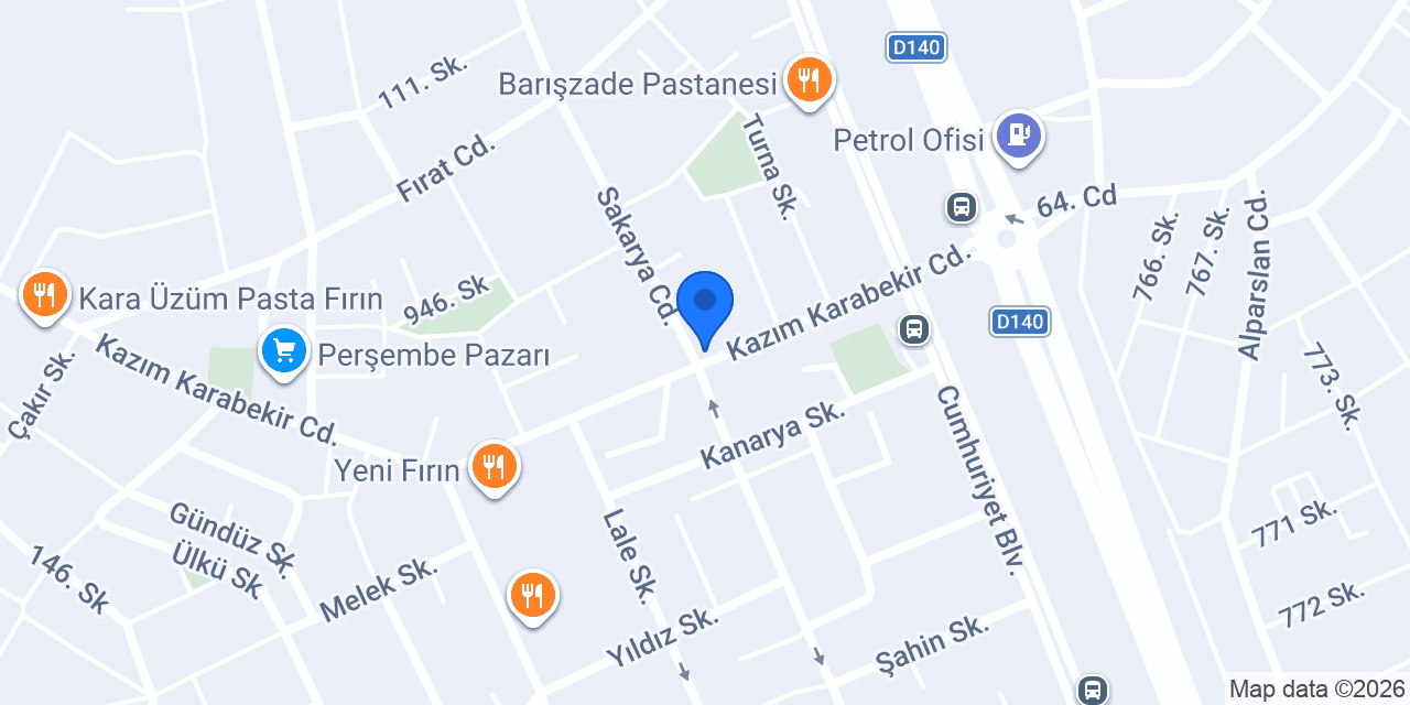 Yenikent Berk Eczanesi konumu