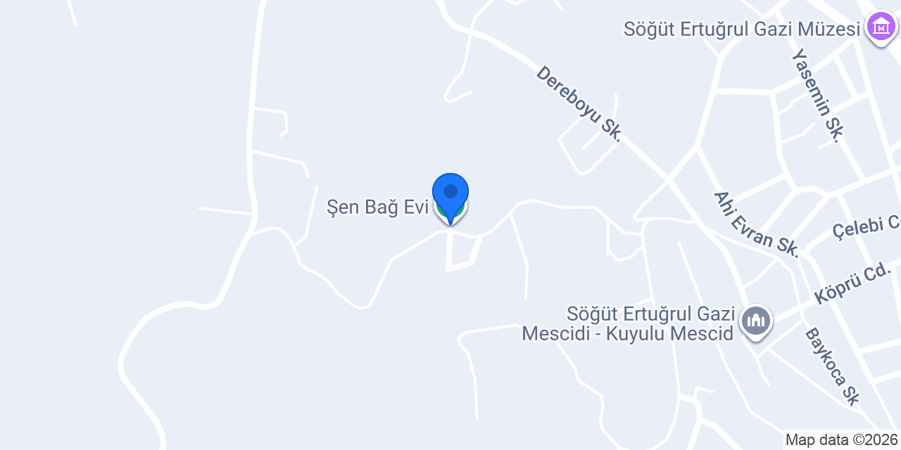 Şen Bağ Evi konumu
