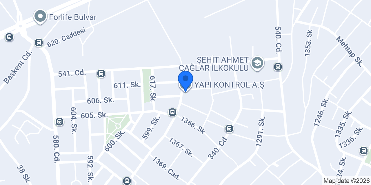 YAPI KONTROL A.Ş. konumu
