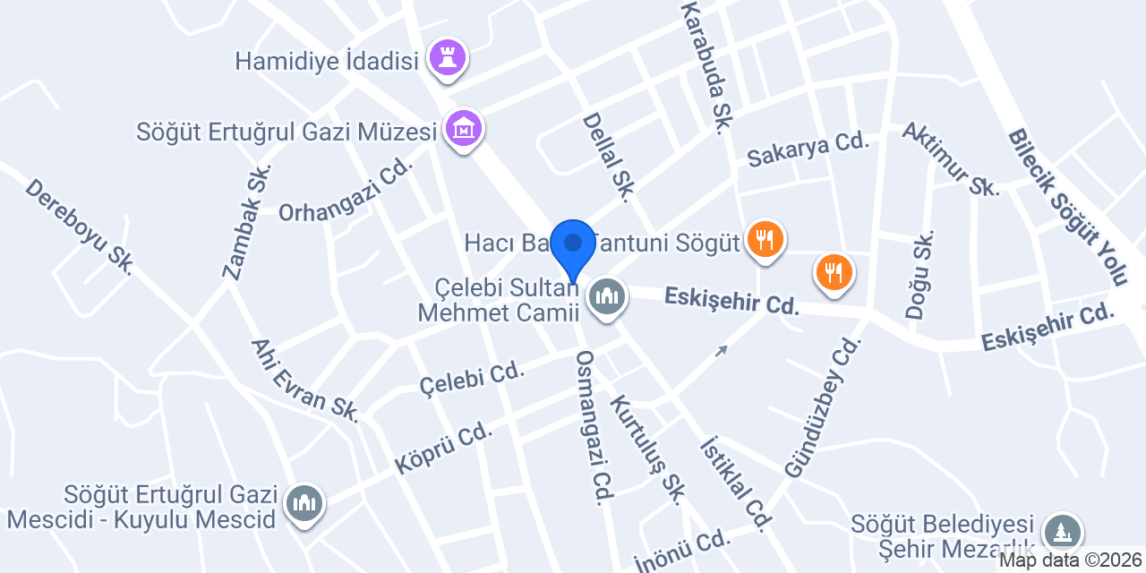 Söğüt Kaymakam Çeşmesi konumu