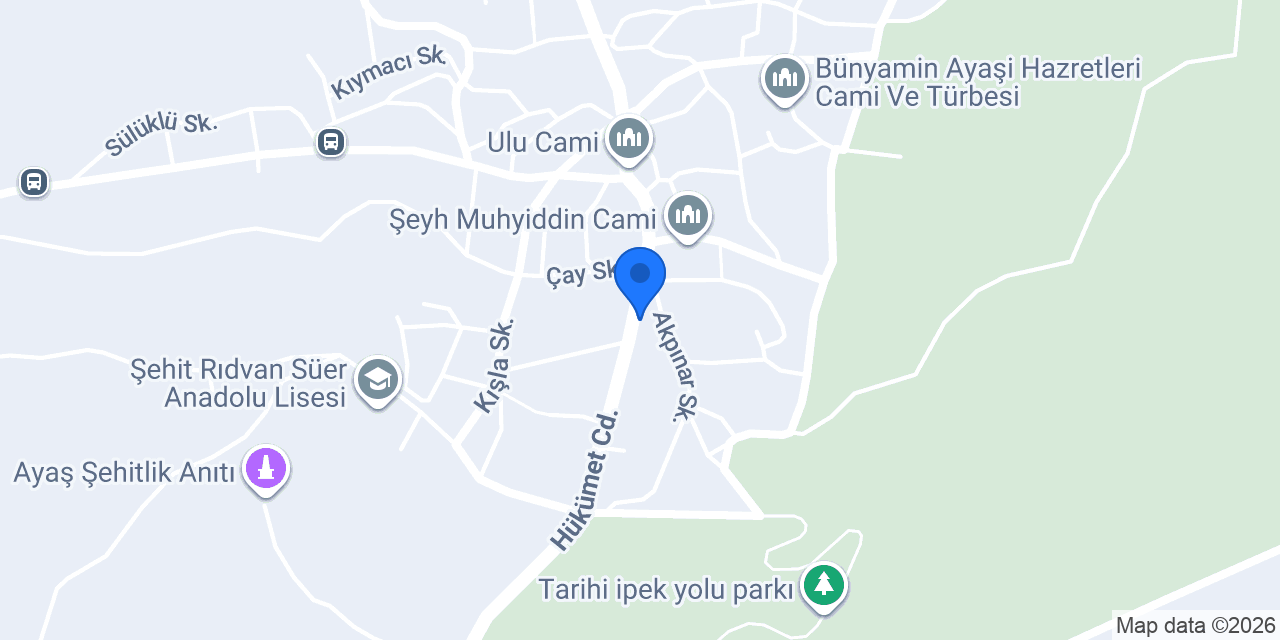 Ayaş Mimarlık konumu
