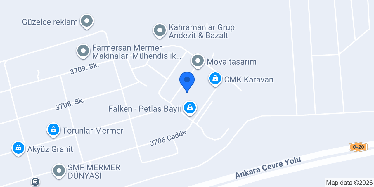 Yıldıztaş Mermer Granit konumu