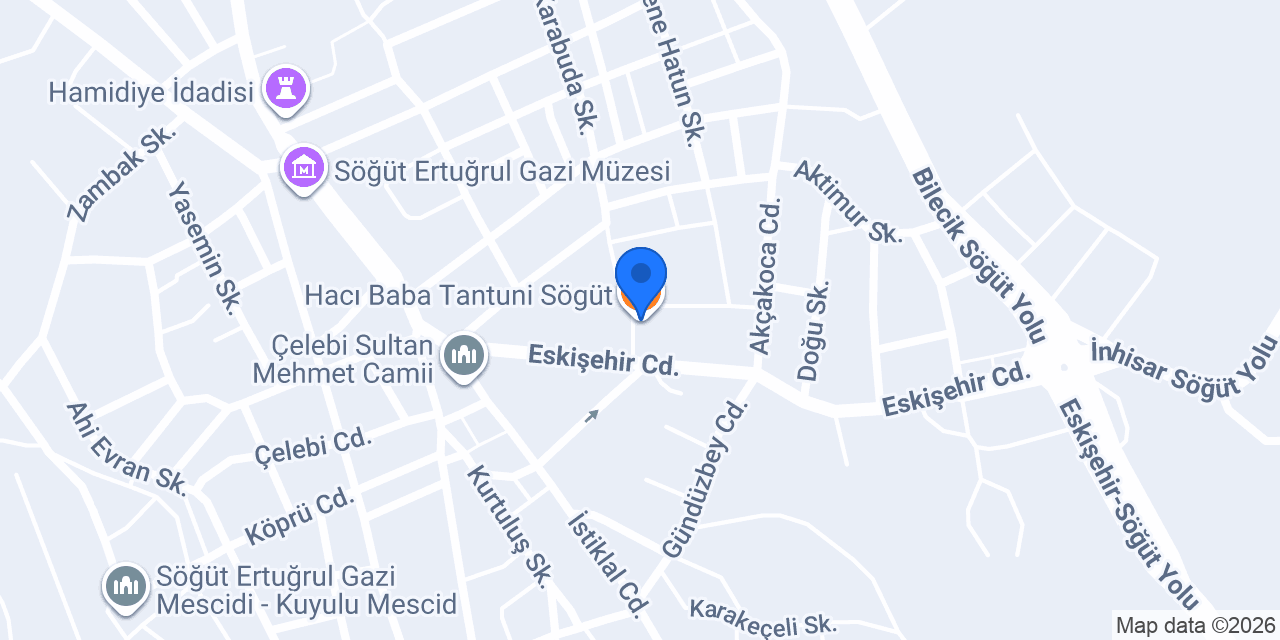 Hacı Baba Tantuni Sögüt konumu